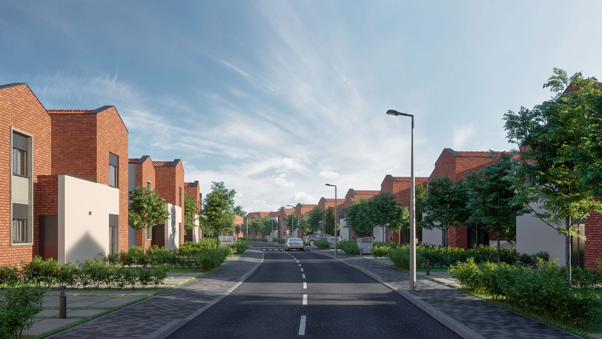 Cherry Village architectural visualization · BP Home portfolio