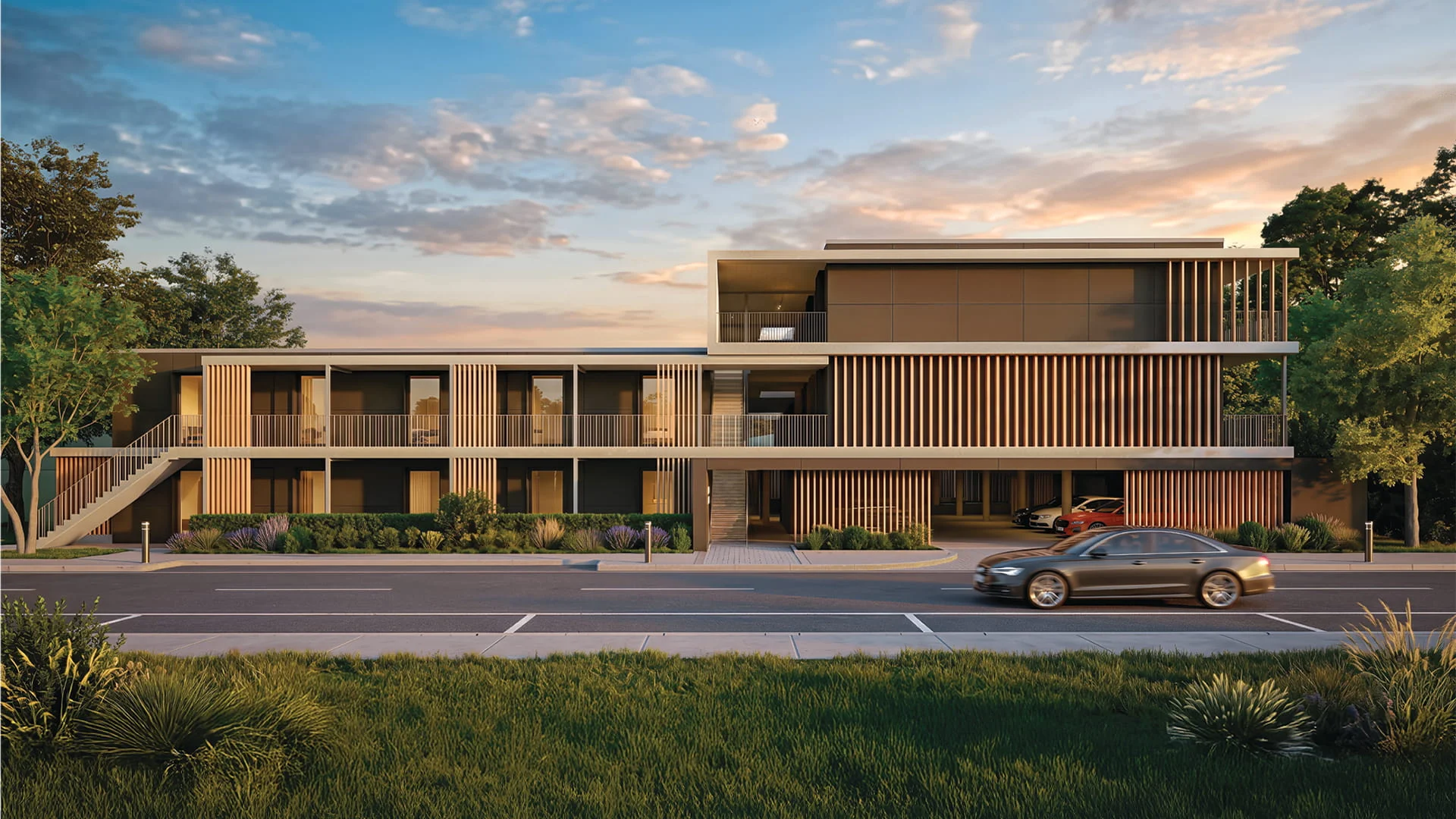 InstaBuilt multistory building architectural visualization