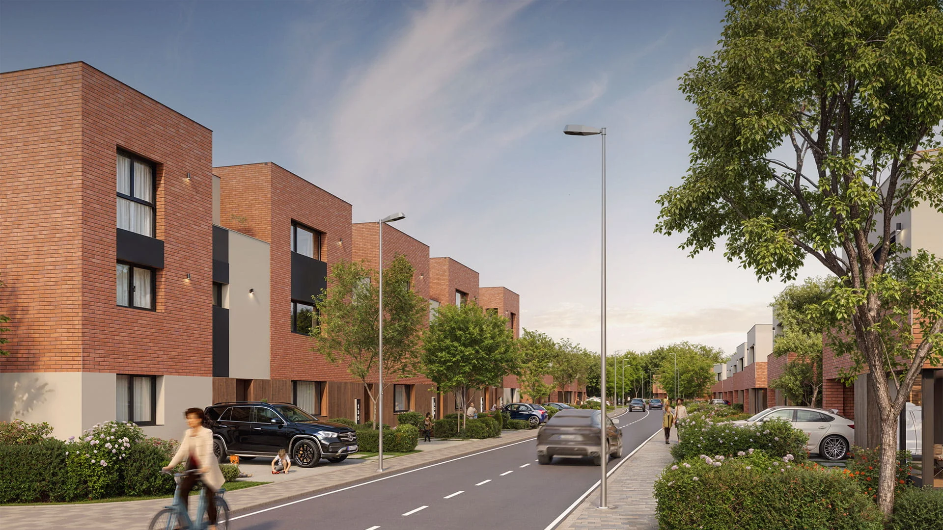 Cherry Plaza community architectural visualization